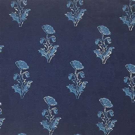 Indigo Blue Printed Re